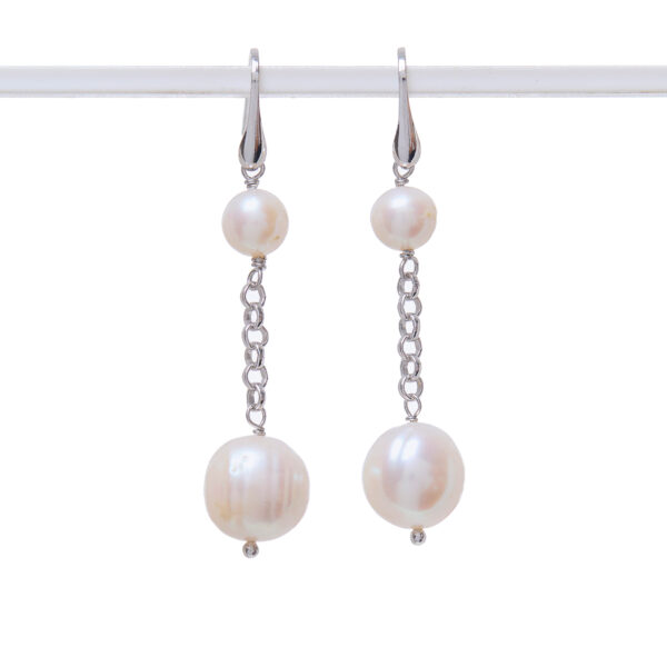 Orecchini in Perle ed Argento