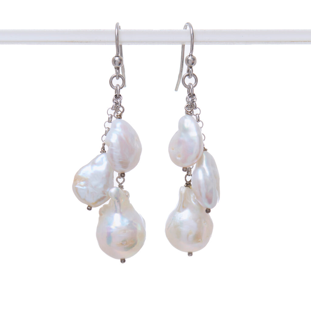 Orecchini in Perle ed Argento