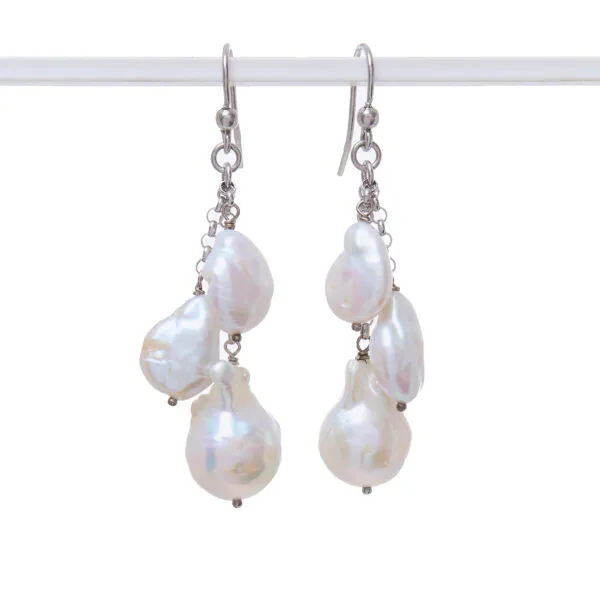 Orecchini in Perle ed Argento