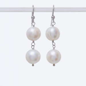 Orecchini in Perle bianche ed Argento