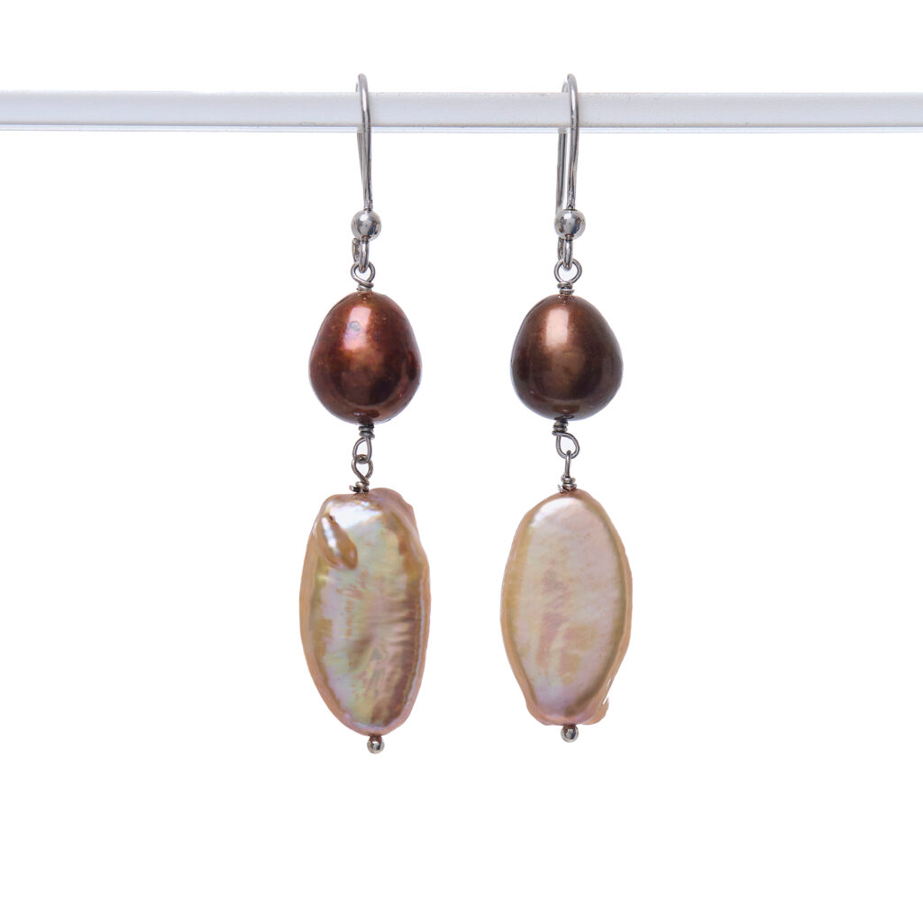 Orecchini in Perle ed Argento