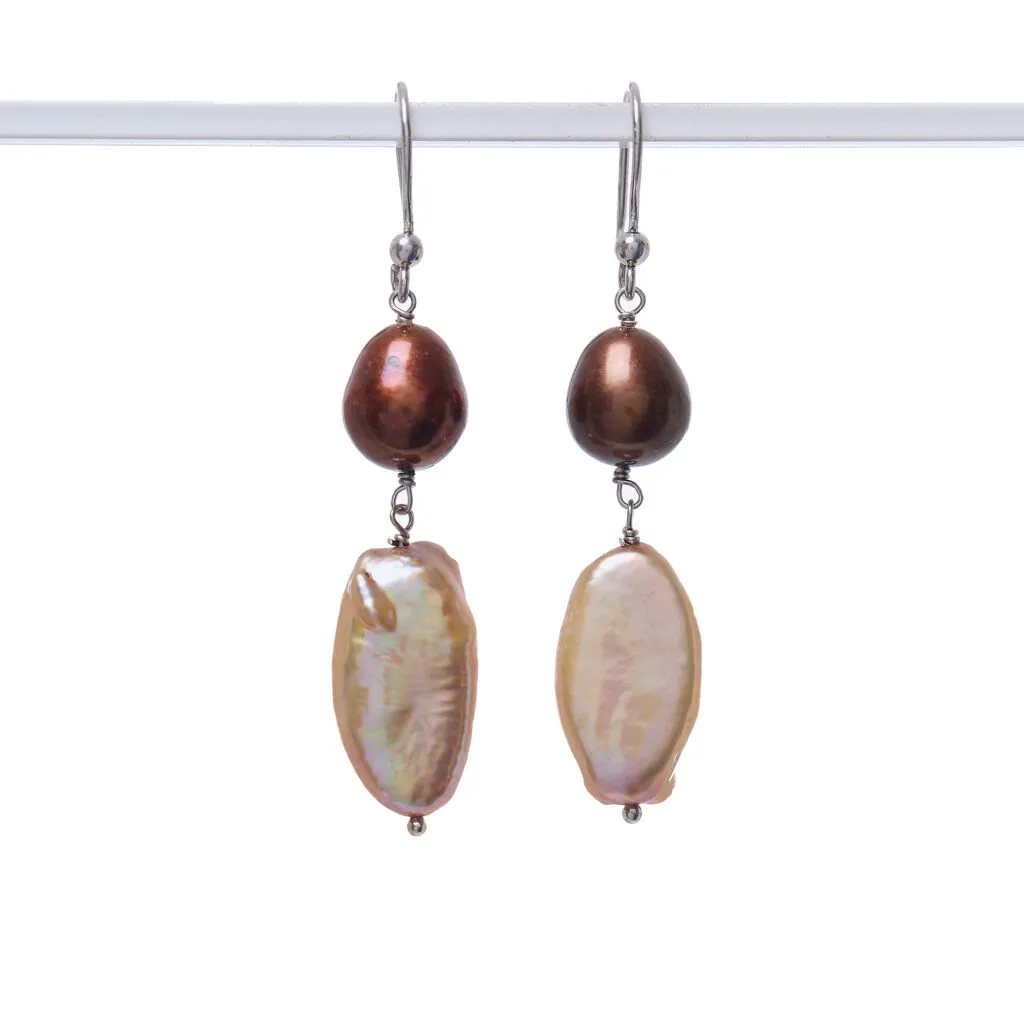 Orecchini in Perle ed Argento