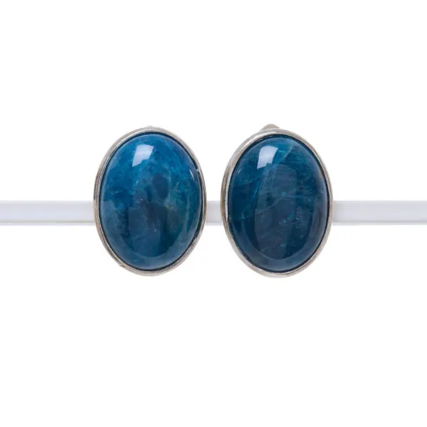 Orecchini a Clip in Apatite