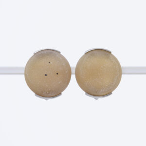 Orecchini a Clip in Agata Cristallizzata