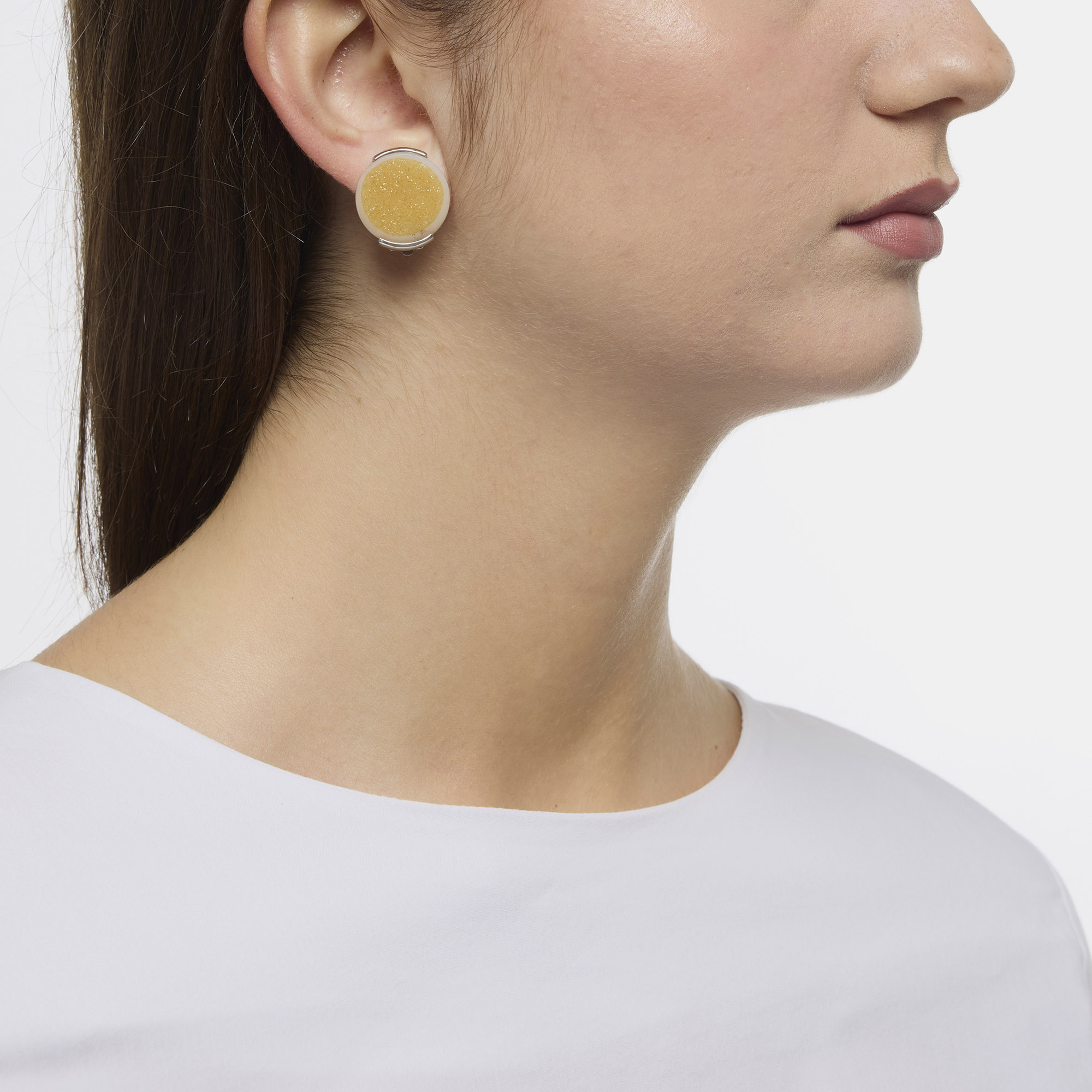 Gekristalliseerde Agaat Clip Oorbellen Gekristalliseerde Agaat Clip Oorbellen