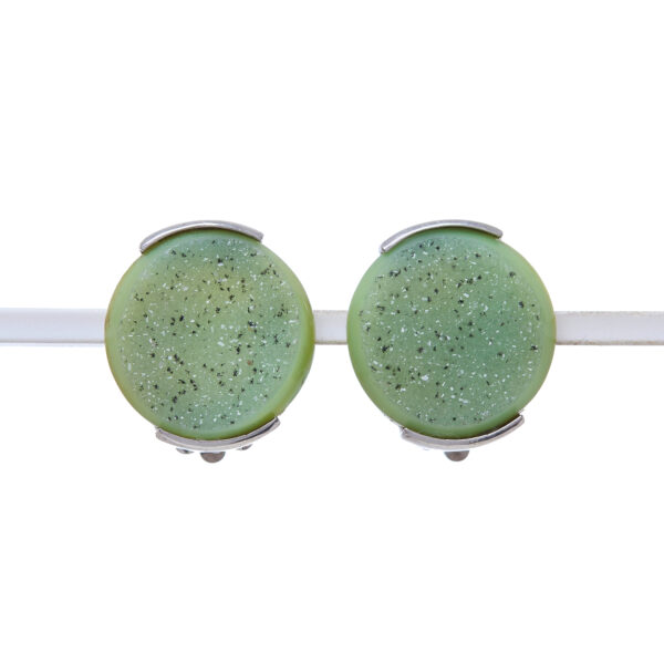 Orecchini a Clip in Agata Cristallizzata