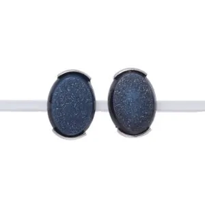 Orecchini a Clip in Agata Cristallizzata