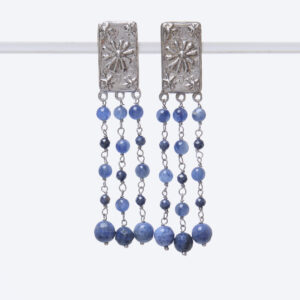 Orecchini in Cianite ed Argento