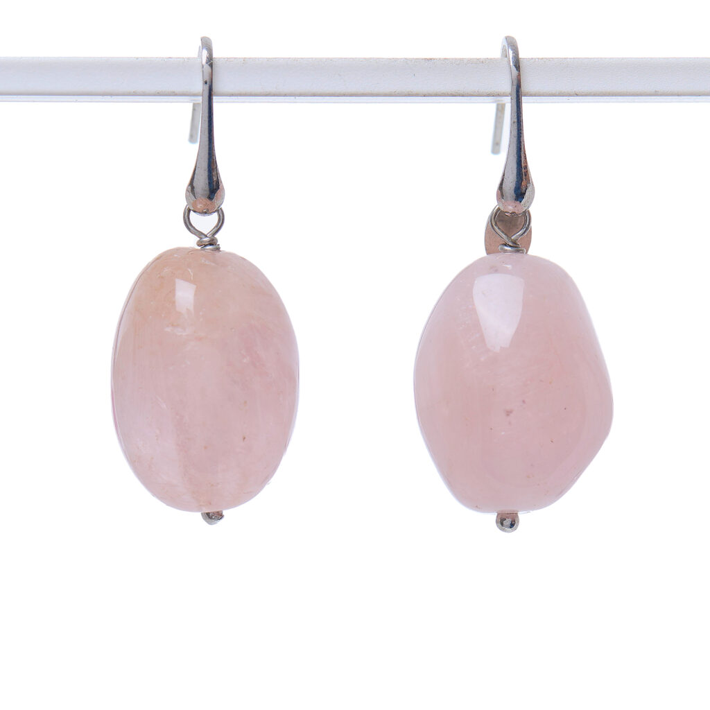 Orecchini in Morganite ed Argento