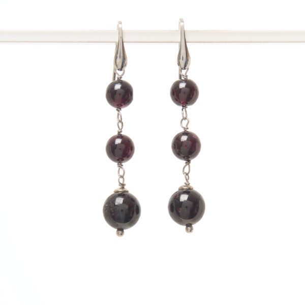 Orecchini in Granato ed Argento