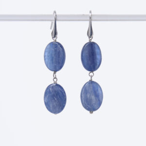 Orecchini in Cianite ed Argento