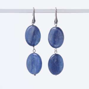 Orecchini in Cianite ed Argento