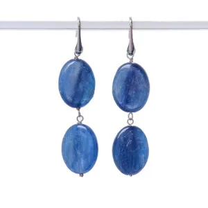 Orecchini in Cianite ed Argento