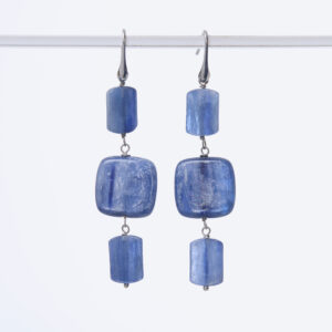 Orecchini in Cianite ed Argento