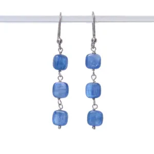Orecchini in Cianite ed Argento
