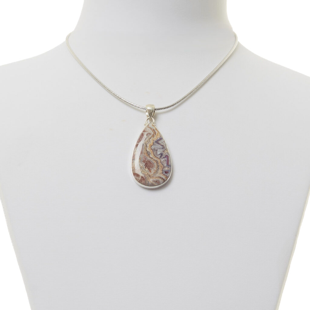 Ciondolo in Agata Crazy Lace