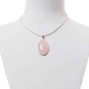 Ciondolo in Quarzo Rosa