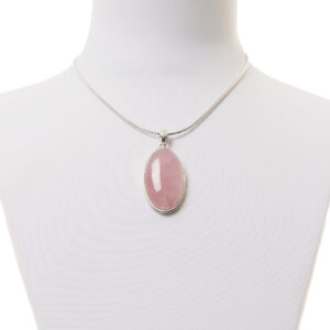 Ciondolo in Quarzo Rosa