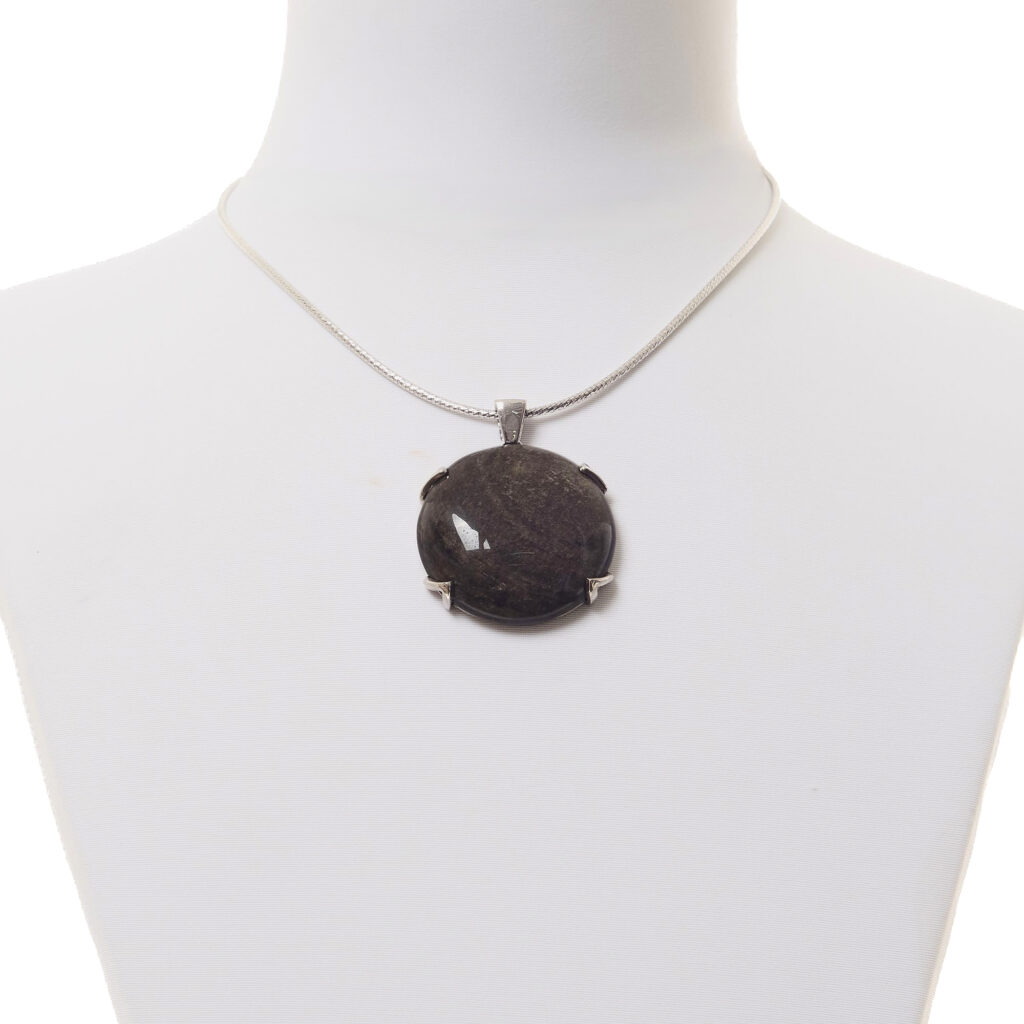 Ciondolo in Labradorite ed Argento