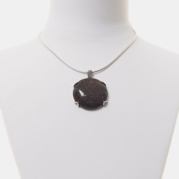 Ciondolo in Labradorite ed Argento