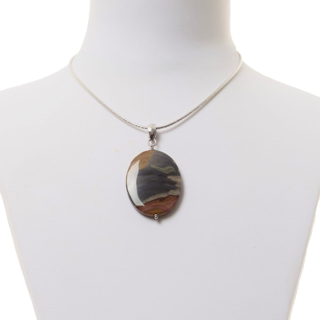 Ciondolo in Diaspro Landscape