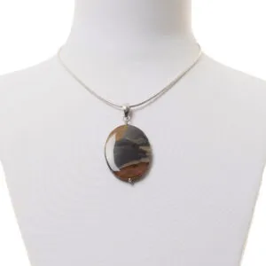 Ciondolo in Diaspro Landscape