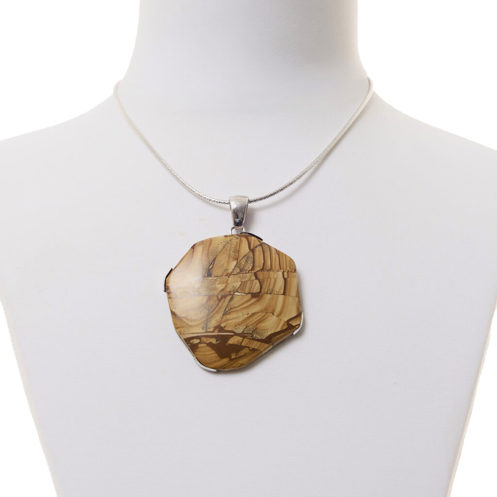Ciondolo in Diaspro Paesaggio