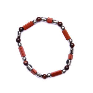 Bracciale Uomo elastico in Occhio di bue e Diaspro