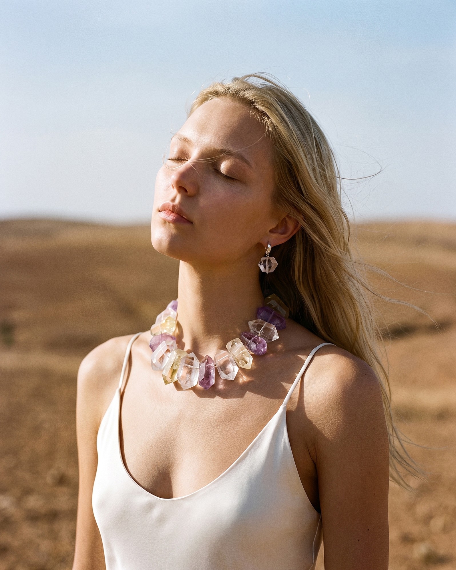 Collana in Quarzi naturali