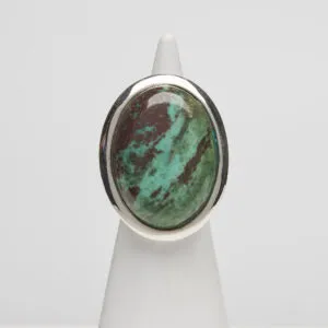 Anello Regolabile in Argento con Turchese