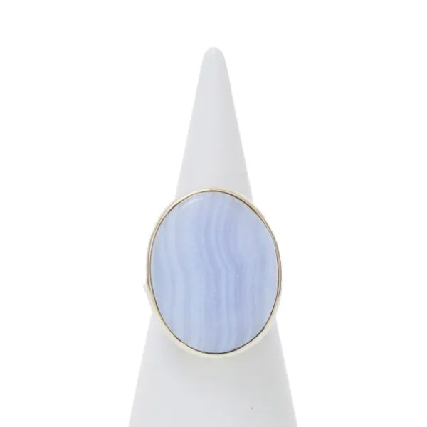 Anello in Argento con Calcedonio