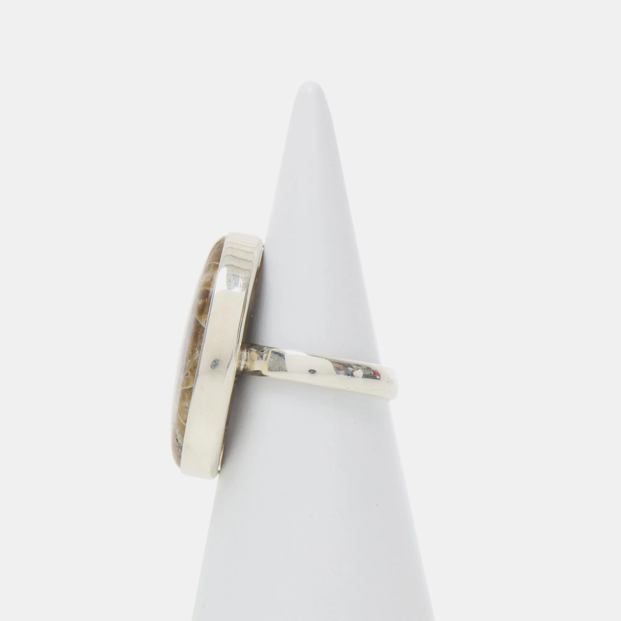 Anello in Argento con Ammonite