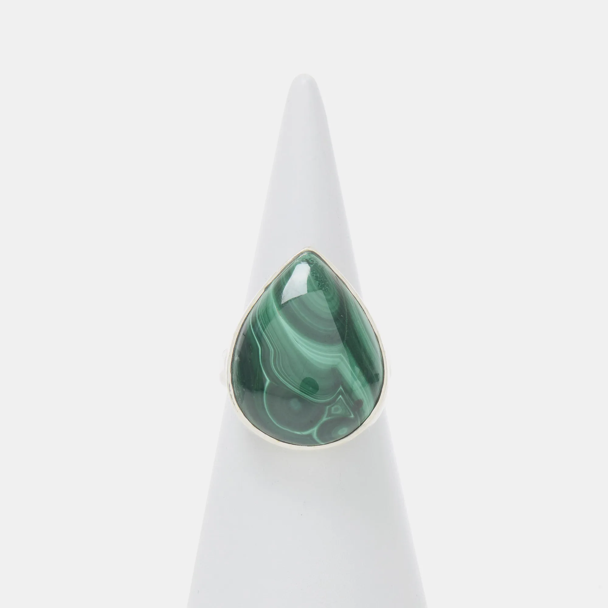 Anello in Argento con Malachite