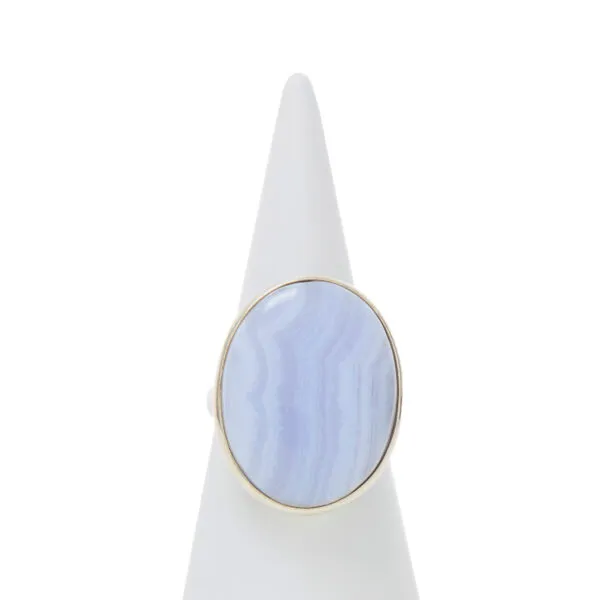 Anello in Argento con Calcedonio