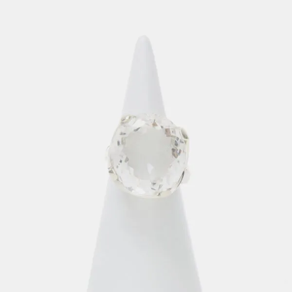 Anello in Argento con Cristallo di Rocca