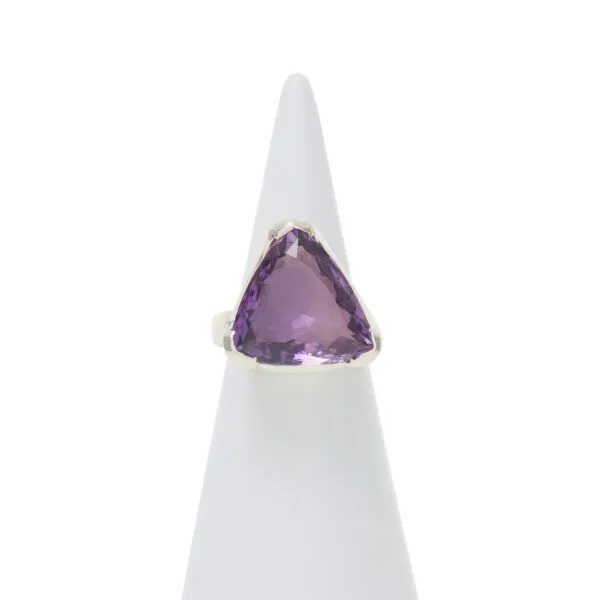 Anello in Argento con Quarzo Ametista