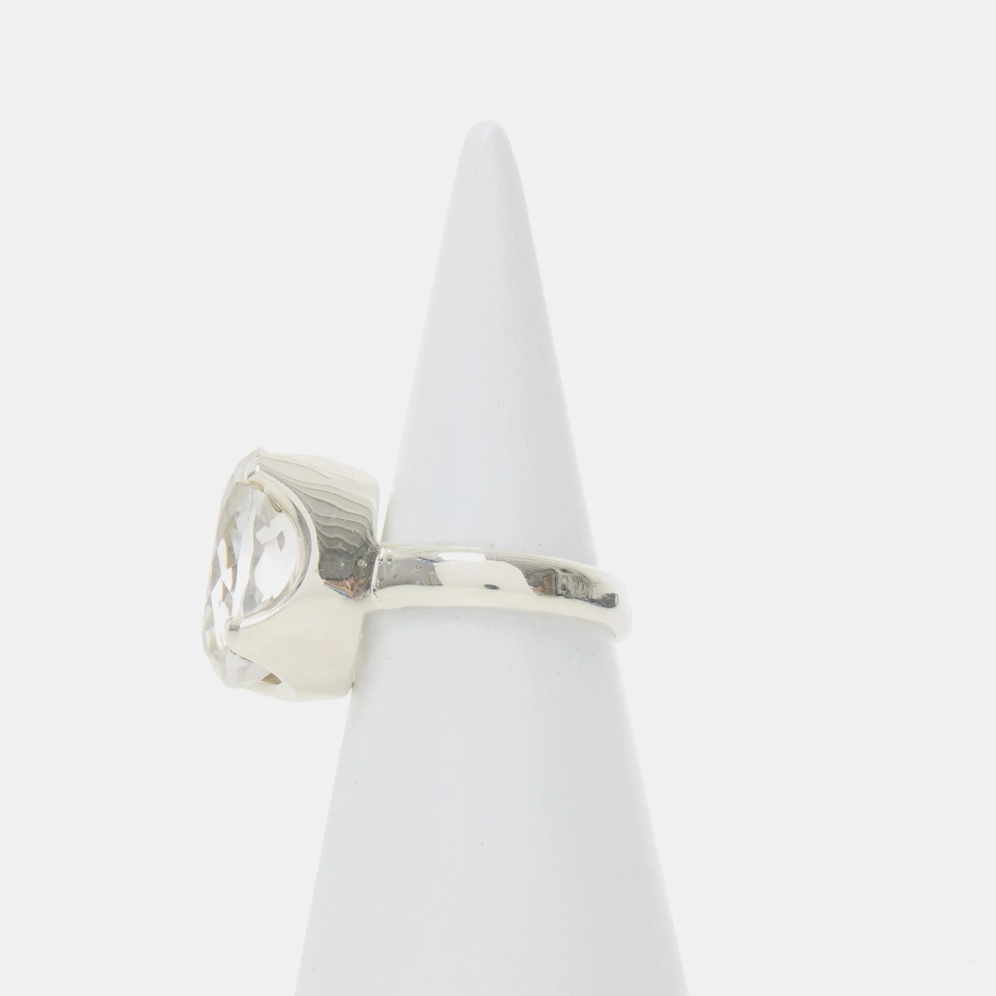 Anello in Argento con Cristallo di Rocca