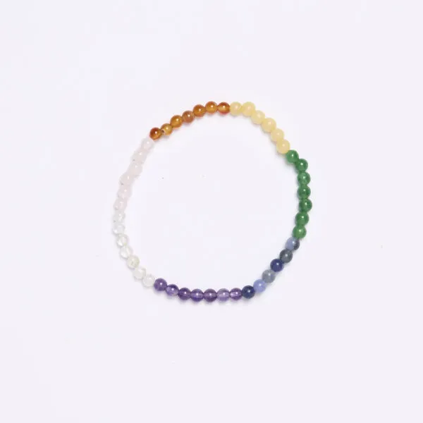 Bracciale elastico in Pietre dei Chakra