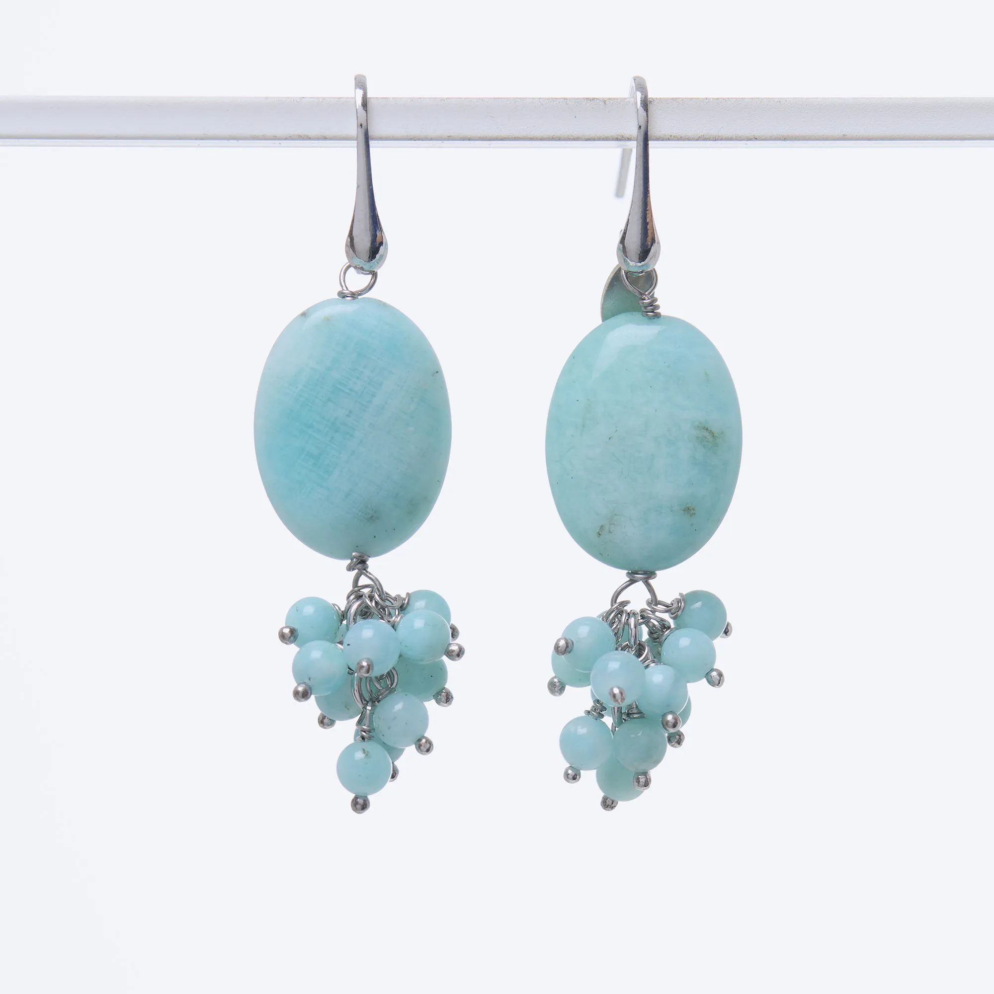 Orecchini in Amazzonite ed Argento