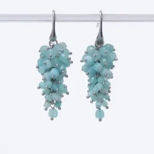 Orecchini in Amazzonite ed Argento