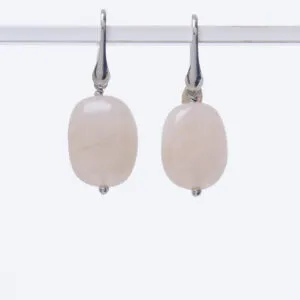 Orecchini in Morganite ed Argento