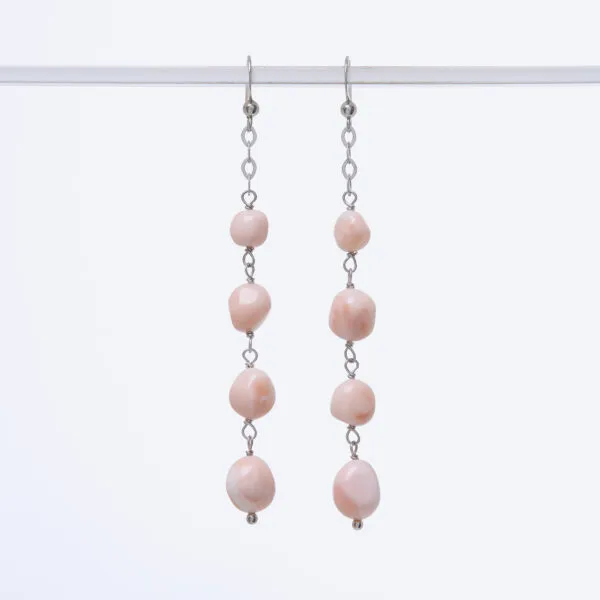 Orecchini in Corallo pelle d'Angelo