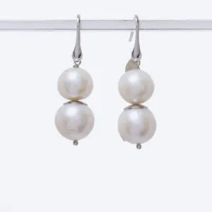 Orecchini in Perle ed elementi in Argento