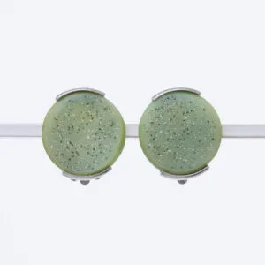 Orecchini a Clip in Agata Cristallizzata