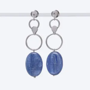 Orecchini in Cianite ed Argento