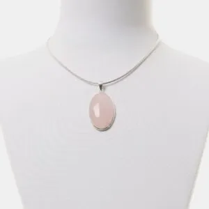 Ciondolo in Quarzo Rosa