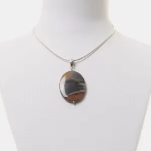 Ciondolo in Diaspro Landscape